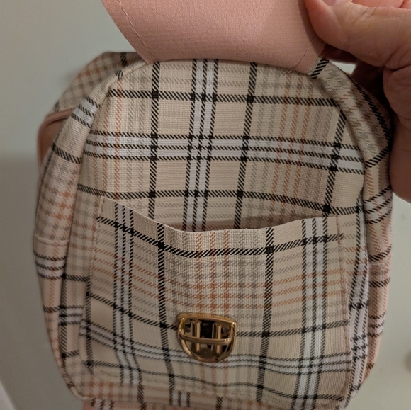 Hello Kitty Plaid Mini Backpack - Picture 3 of 4